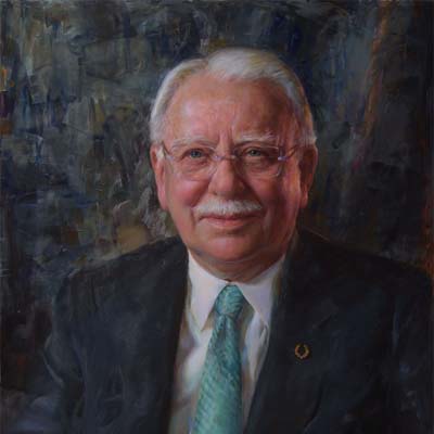 ''Dr. Bruce Spivey'', oil, 24x18'', Pacific Vision Foundation Collection